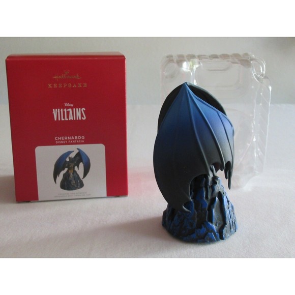 LIMITED EDITION 2021 Disney Villains HALLMARK CHERNABOG FANTASIA Christmas Ornam - Picture 5 of 12
